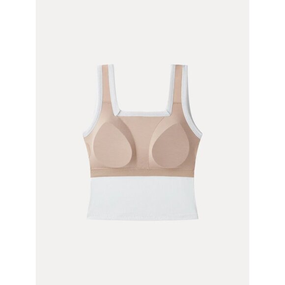 OGL White NWT Slinky Square Open-Back Brami Tank Top xl - Picture 3 of 9